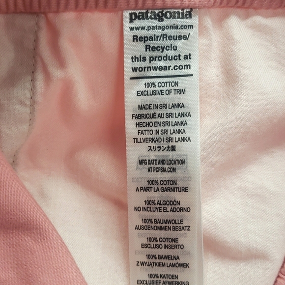 Patagonia Pink Athletic Shorts Lightweight Elastic Waist - Picture 6 of 12